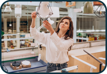 Lojas de móveis, eletro e decoração